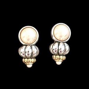 Vintage Designer Clip Earrings